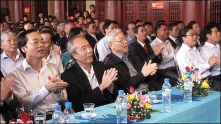 Tổng Bí thư dự “Ngày hội đại đoàn kết toàn dân tộc” tại Nam Định - ảnh 1